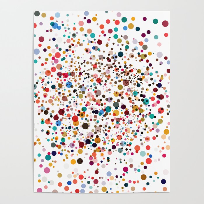 Colorful Splatter Confetti #3 Poster Gallery Image 4