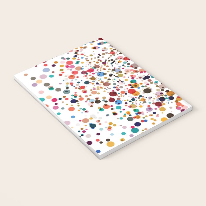 Colorful Splatter Confetti #3 Notebook Gallery Image 3