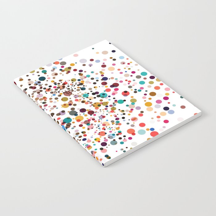 Colorful Splatter Confetti #3 Notebook Gallery Image 1
