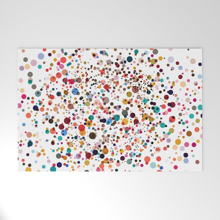 Colorful Splatter Confetti #3 Welcome Mat Gallery Image 1