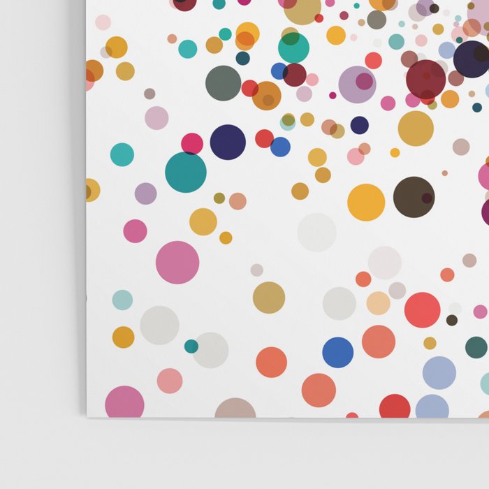 Colorful Splatter Confetti #3 Poster Gallery Image 3