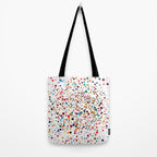 Colorful Splatter Confetti #3 Tote Bag Gallery Image 2