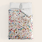 Colorful Splatter Confetti #3 Comforter Gallery Image 6