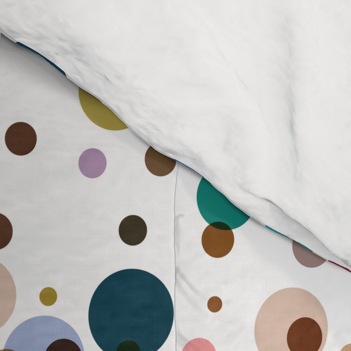 Colorful Splatter Confetti #3 Comforter Gallery Image 4