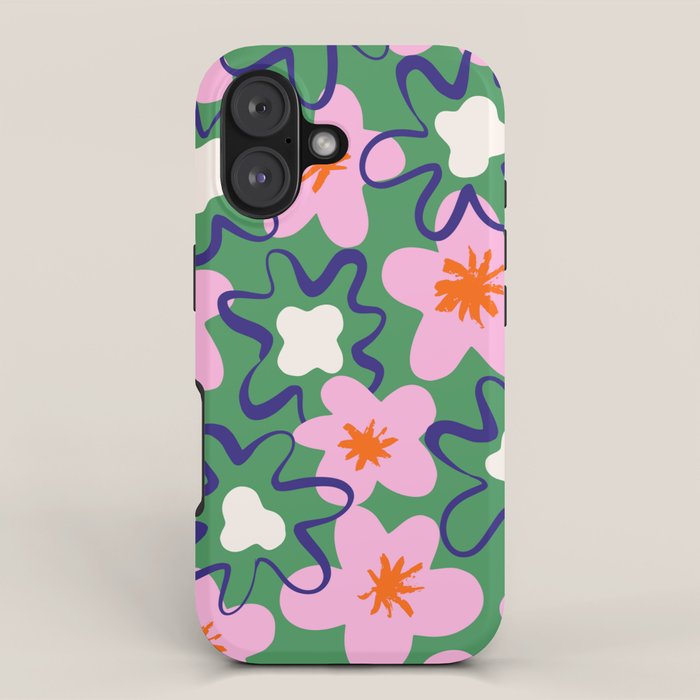 Bright Floral iPhone Case Gallery Image 1