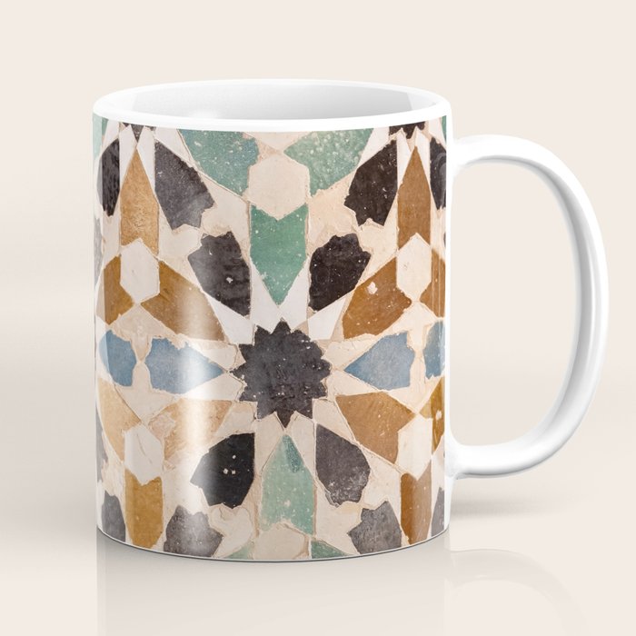 Mosaic Tiles Alhambra, Granada Spain Coffee Mug Gallery Image 1