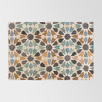 Mosaic Tiles Alhambra, Granada Spain Rug Gallery Image 2