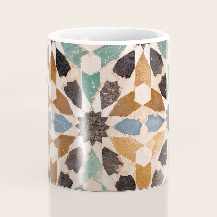 Mosaic Tiles Alhambra, Granada Spain Coffee Mug Gallery Image 4
