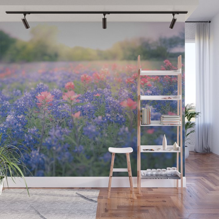 Texas Bluebonnets Wall Mural Gallery Image 1