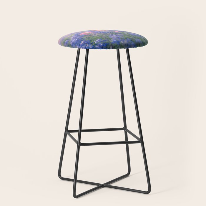 Texas Bluebonnets Stool Gallery Image 1