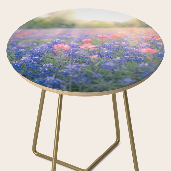 Texas Bluebonnets Side Table Gallery Image 2