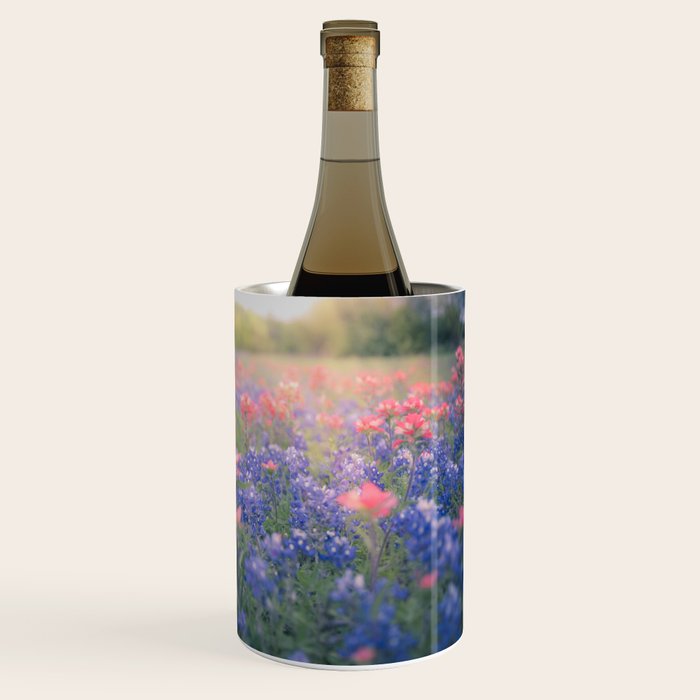 Texas Bluebonnets Wine Chiller Gallery Image 3