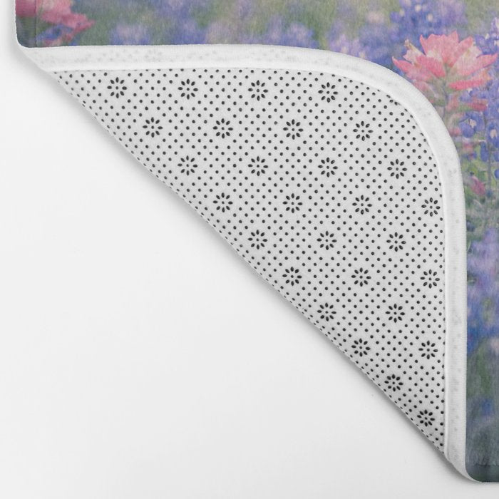 Texas Bluebonnets Bath Mat Gallery Image 2
