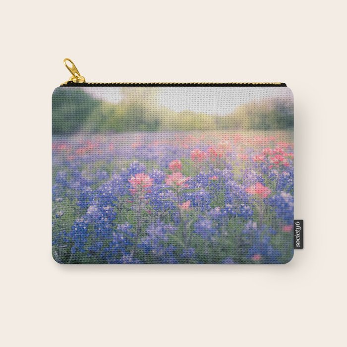 Texas Bluebonnets Carry All Pouch Gallery Image 1