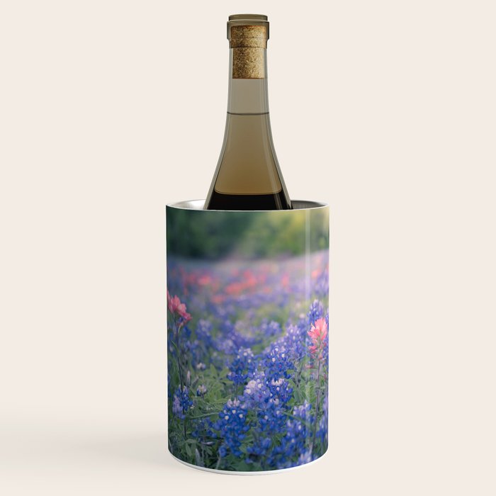 Texas Bluebonnets Wine Chiller Gallery Image 2
