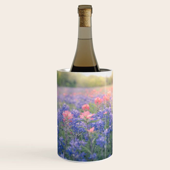 Texas Bluebonnets Wine Chiller Gallery Image 1