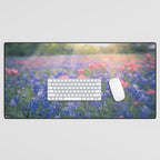 Texas Bluebonnets Desk Mat Gallery Image 1