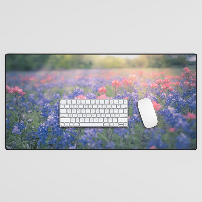 Texas Bluebonnets Desk Mat Gallery Image 1