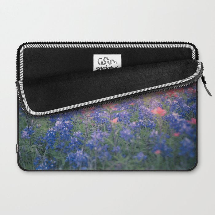 Texas Bluebonnets Laptop Sleeve Gallery Image 2