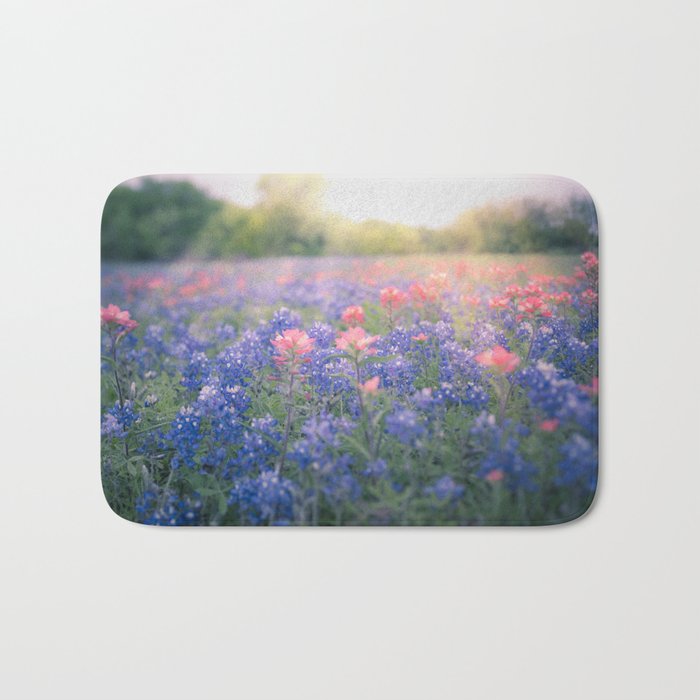 Texas Bluebonnets Bath Mat Gallery Image 1