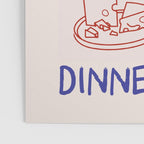 Girl's Dinner Kitchen Print Poster Gallery Image 3