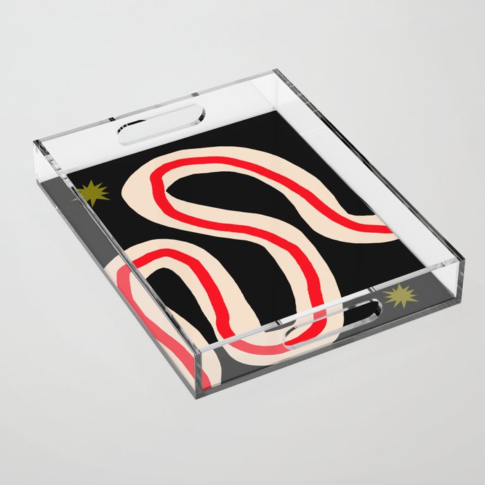 the Red string Acrylic Tray Gallery Image 1