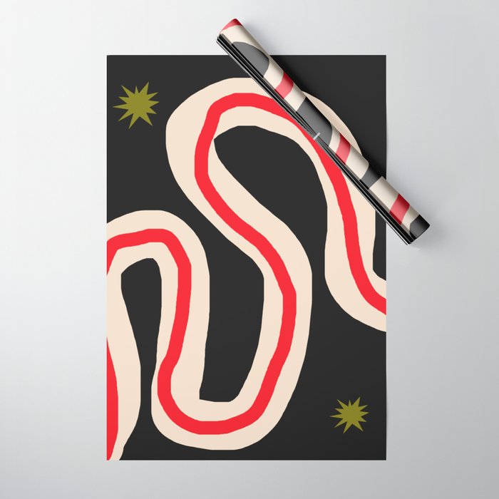 the Red string Wrapping Paper Gallery Image 1