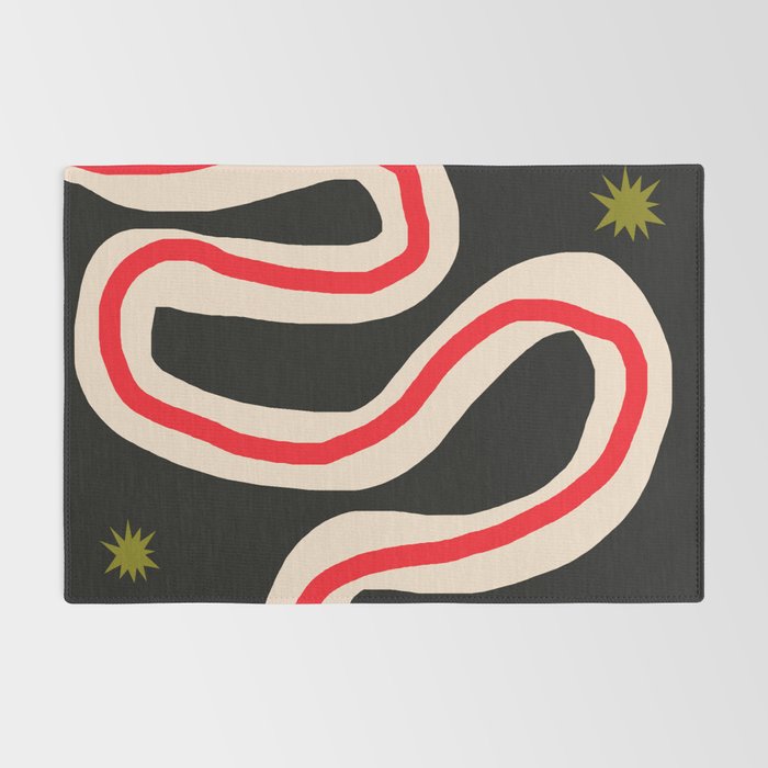 the Red string Rug Gallery Image 2