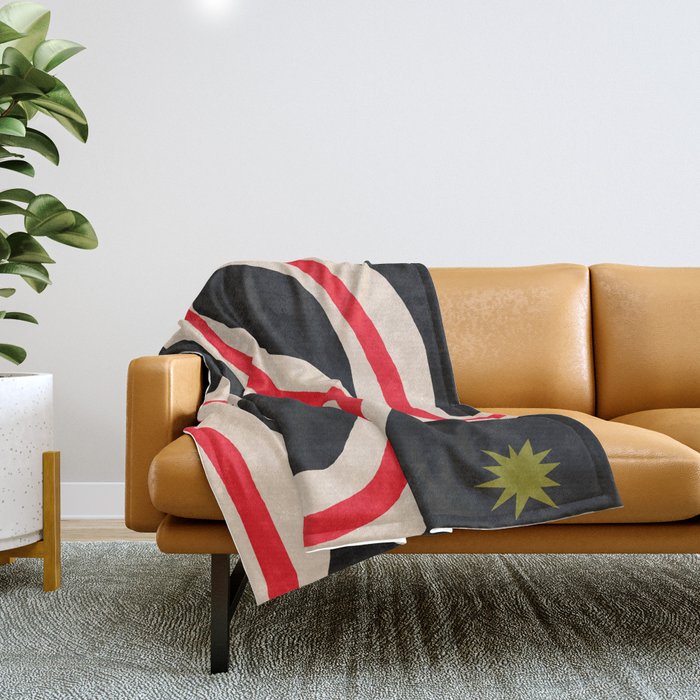 the Red string Throw Blanket Gallery Image 1