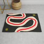 the Red string Rug Gallery Image 1