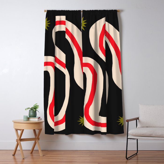 the Red string Window Curtain Gallery Image 1