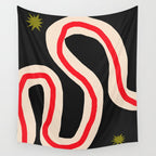 the Red string Wall Tapestry Gallery Image 4