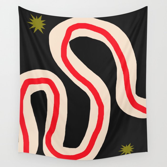 the Red string Wall Tapestry Gallery Image 4