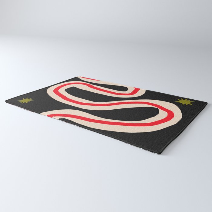 the Red string Rug Gallery Image 3