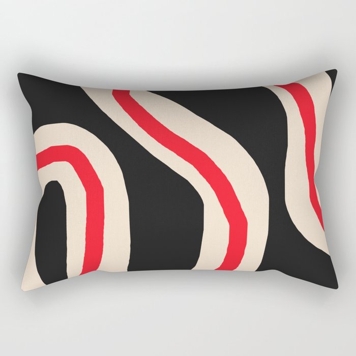 the Red string Rectangular Pillow Gallery Image 1