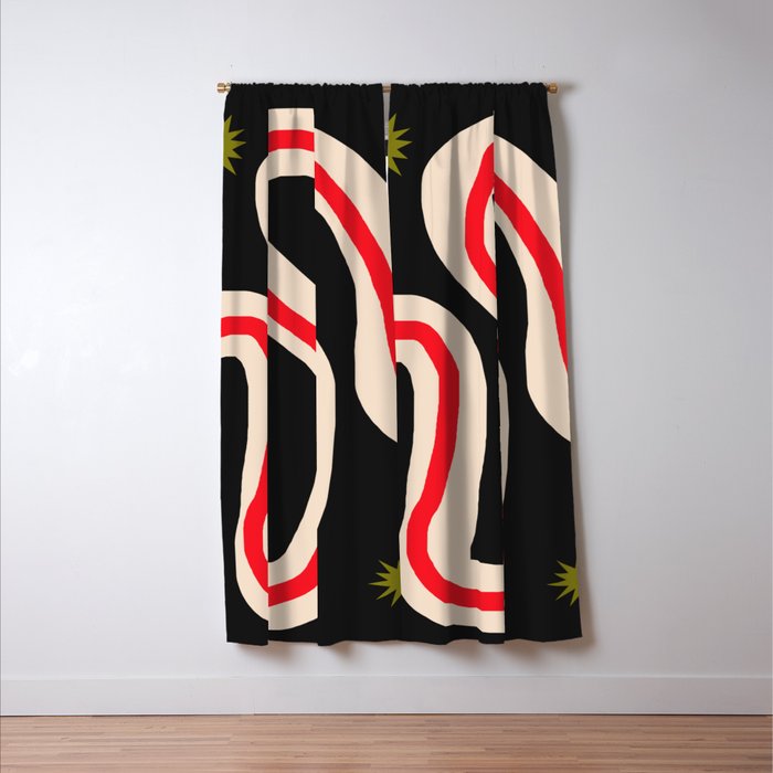 the Red string Window Curtain Gallery Image 3