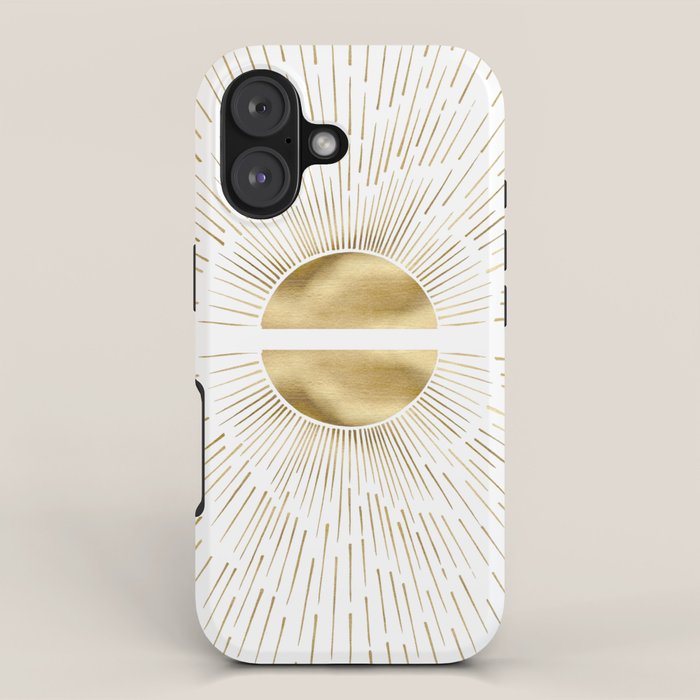 Golden sun iPhone Case Gallery Image 1