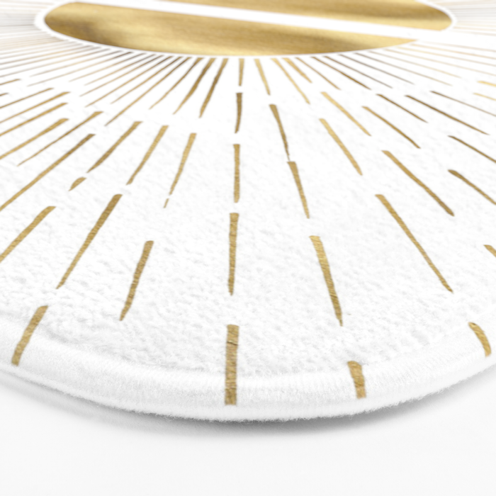 Golden sun Bath Mat Gallery Image 3