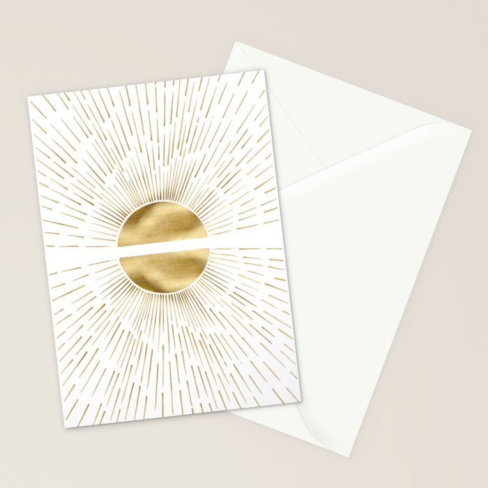 Golden sun Stationery Card Gallery Image 2