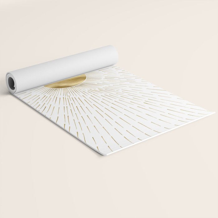 Golden sun Yoga Mat Gallery Image 2