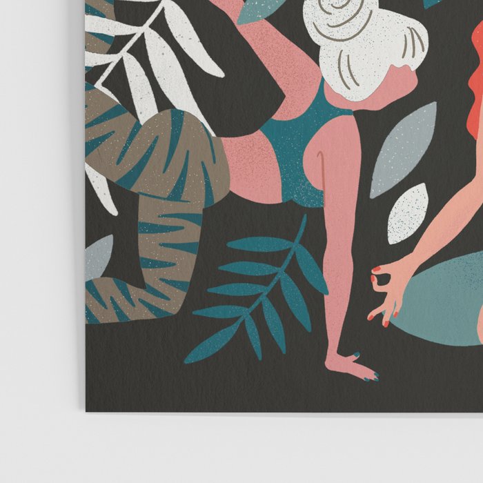 Namaste, Bitches - Charcoal Palette Poster Gallery Image 3