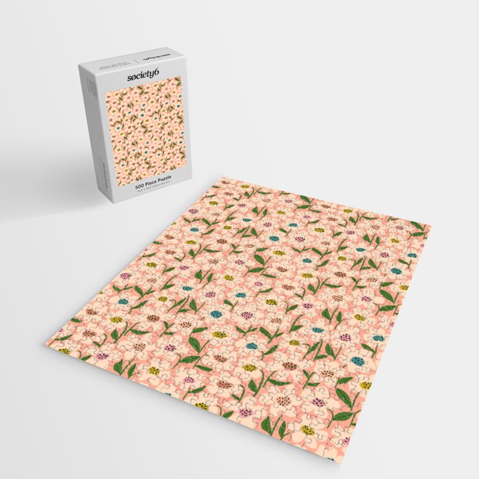 Blossom - Color fun Peach Jigsaw Puzzle Gallery Image 2