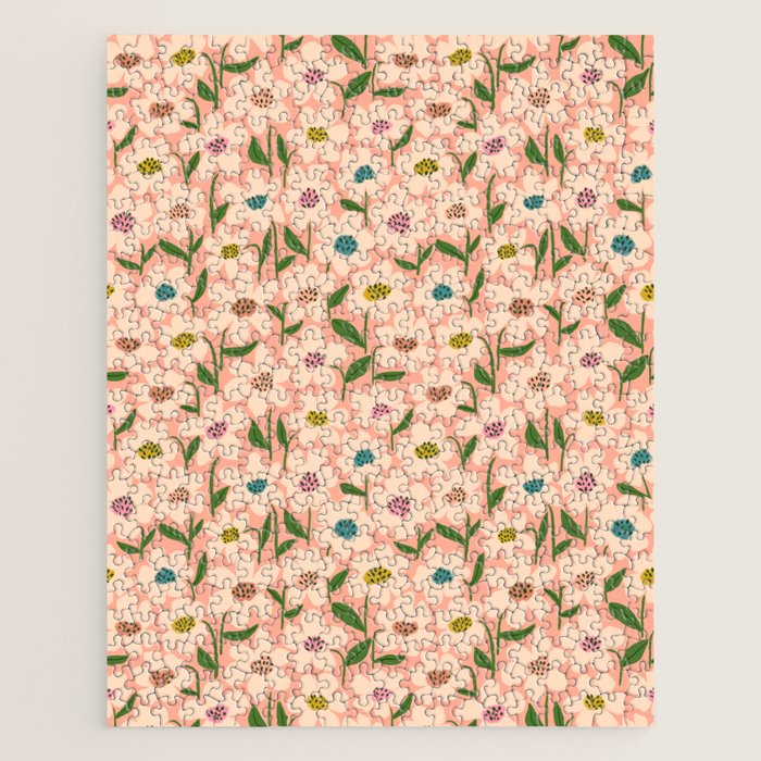 Blossom - Color fun Peach Jigsaw Puzzle Gallery Image 1