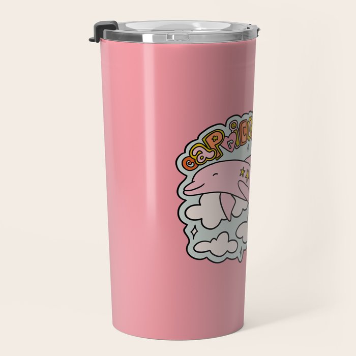 Capricorn Dolphin  Travel Mug Gallery Image 3
