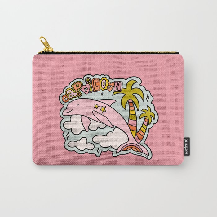 Capricorn Dolphin  Carry All Pouch Gallery Image 1