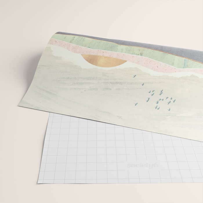 Golden Spring Reflection Wrapping Paper Gallery Image 2