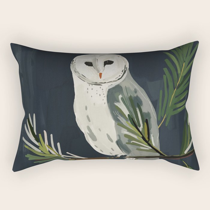 Night Owl Rectangular Pillow Gallery Image 1