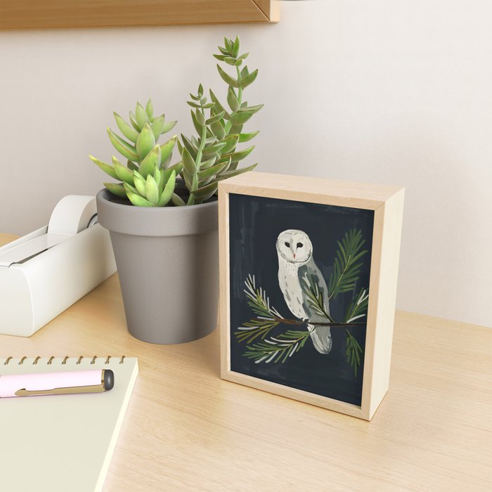 Night Owl Mini Art Print Gallery Image 2