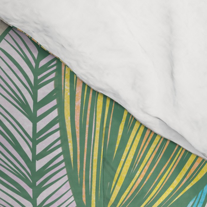 Exotic Tropical Flower Pattern Comforter Gallery Image 4