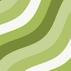 Sage and Olive Green Wobbly Pop Stripes Diagonal Pattern Coffee Mug Gallery Image 2